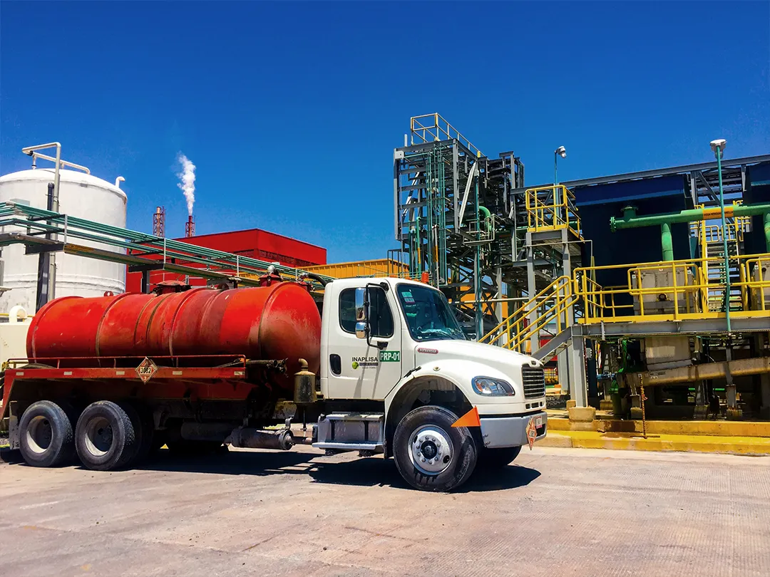 Pipa vacío en operación