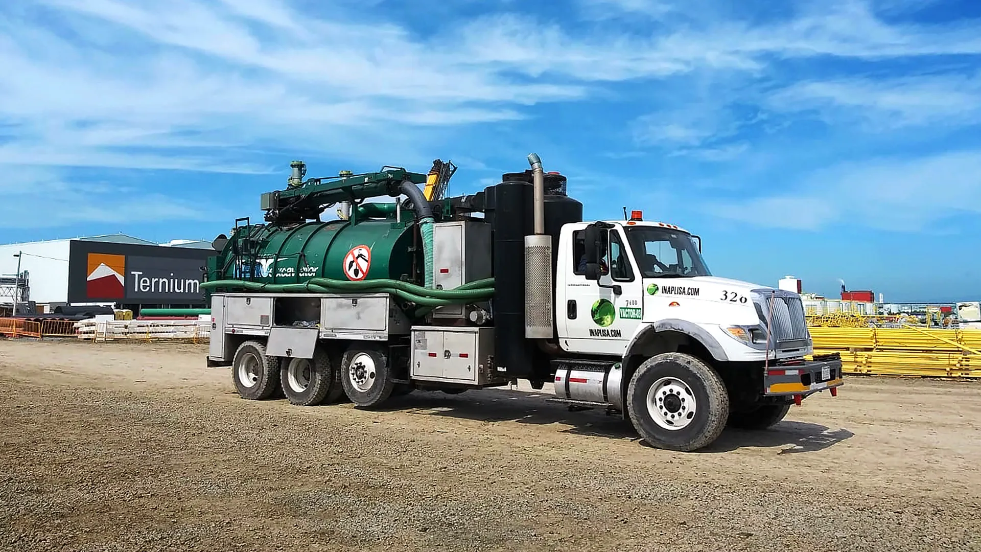Succión Vactor Industrial - operación en planta